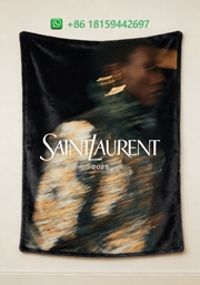Yves Saint Laurent Throw Blankets
